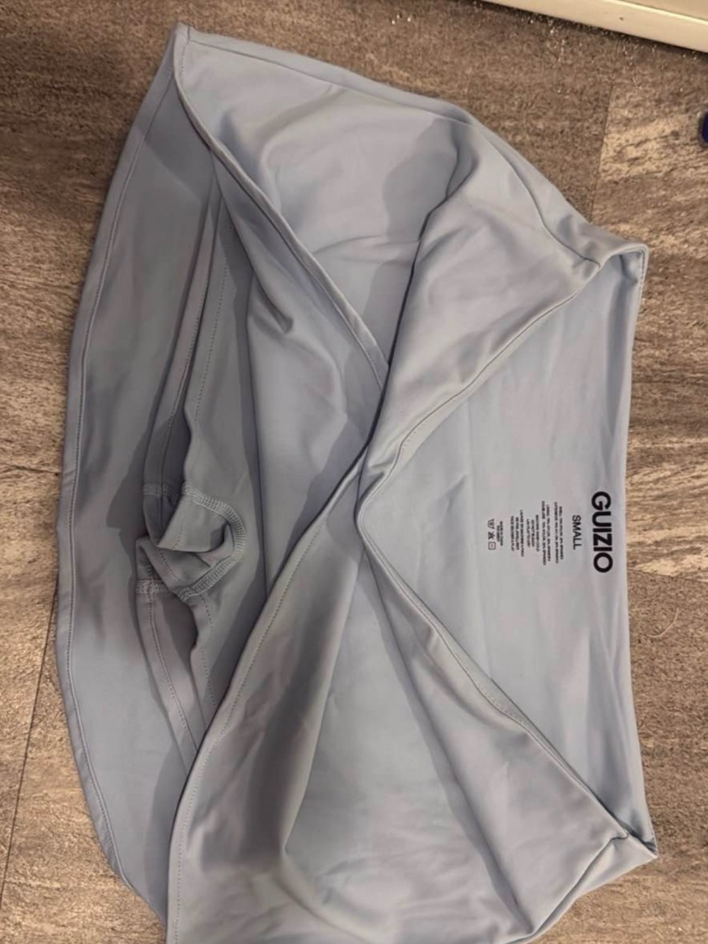 Danielle Guizio Pale Blue Mini Skirt